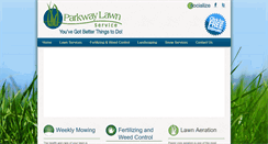 Desktop Screenshot of parkwaylawn.com